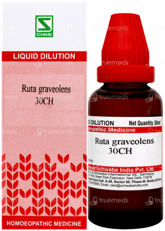 Dr Willmar Schwabe Ruta Graveolens 30Ch Dilution 30Ml Dr Willmar Schwabe Ruta Graveolens 30Ch Dilution 30Ml