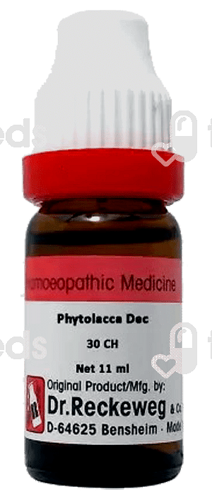 Dr Reckeweg Phytolacca Dec 30 Ch Dilution 11 ML