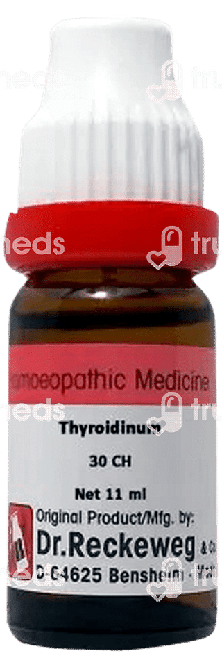 Dr Reckeweg Thyroidinum 30 Ch Dilution 11 ML