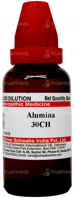 Dr Willmar Schwabe Alumina 30ch Dilution 30ml