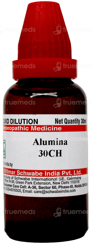 Dr Willmar Schwabe Alumina 30ch Dilution 30ml