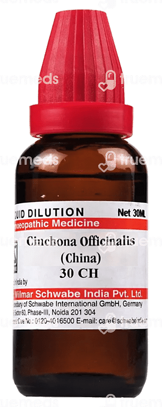 Dr Willmar Schwabe India Cinchona Officinalis 30 Ch Dilution 30 ML