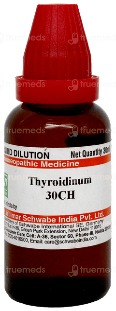 Dr Willmar Schwabe Thyroidinum 30ch Dilution 30ml Dr Willmar Schwabe Thyroidinum 30ch Dilution 30ml