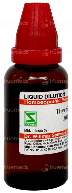 Dr Willmar Schwabe Thyroidinum 30ch Dilution 30ml