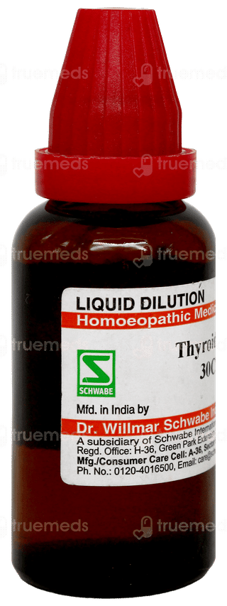 Dr Willmar Schwabe Thyroidinum 30ch Dilution 30ml