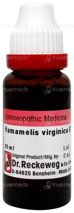 Dr Reckeweg Hamamelis Virginica Q Mother Tincture 20ml