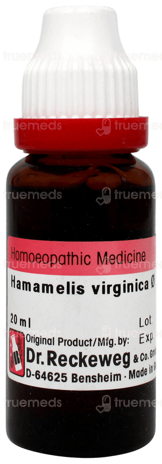 Dr Reckeweg Hamamelis Virginica Q Mother Tincture 20ml
