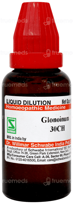 Dr Willmar Schwabe Glonoinum 30ch Dilution 30ml