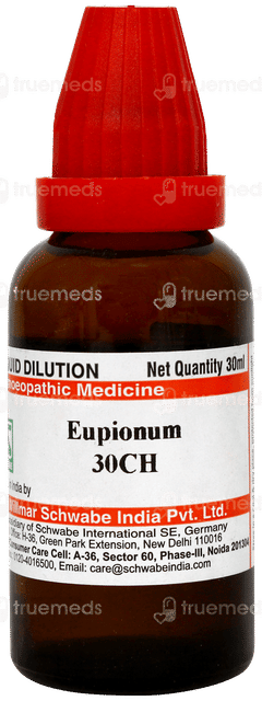 Dr Willmar Schwabe India Eupionum 30 Ch Dilution 30 ML