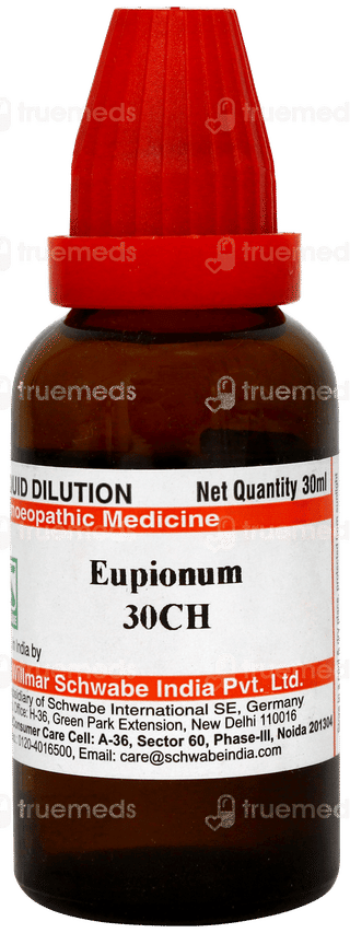Dr Willmar Schwabe India Eupionum 30 Ch Dilution 30 ML