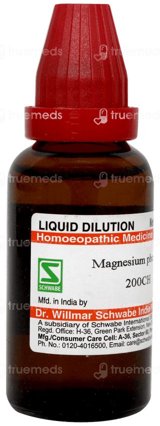 Dr Willmar Schwabe Magnesium Phosphoricum 200ch Dilution 30ml