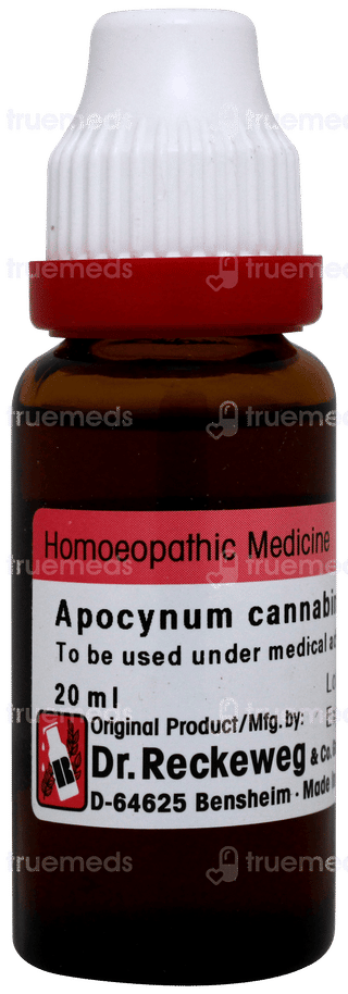 Dr Reckeweg Apocynum Cannabinum Q Mother Tincture 20ml