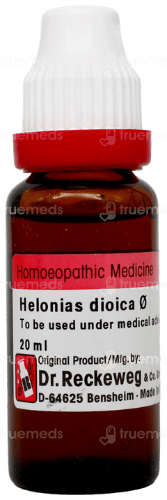 Dr Reckeweg Helonias Dioica Q Mother Tincture 20Ml Dr Reckeweg Helonias Dioica Q Mother Tincture 20Ml