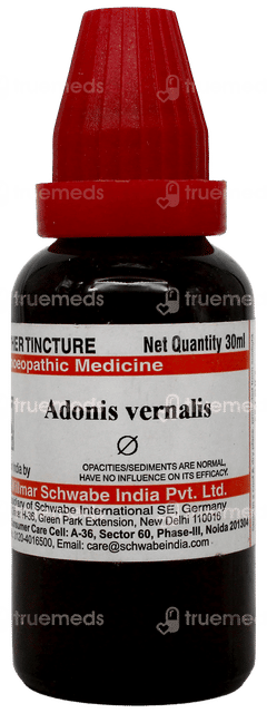 Dr Willmar Schwabe India Adonis Vernalis Q Mother Tincture 30 Ml Dr Willmar Schwabe India Adonis Vernalis Q Mother Tincture 30 Ml