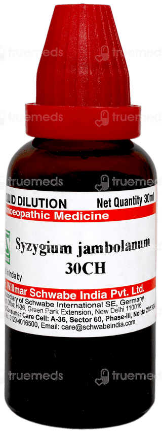 Dr Willmar Schwabe Syzygium Jambolanum 30Ch Dilution 30Ml