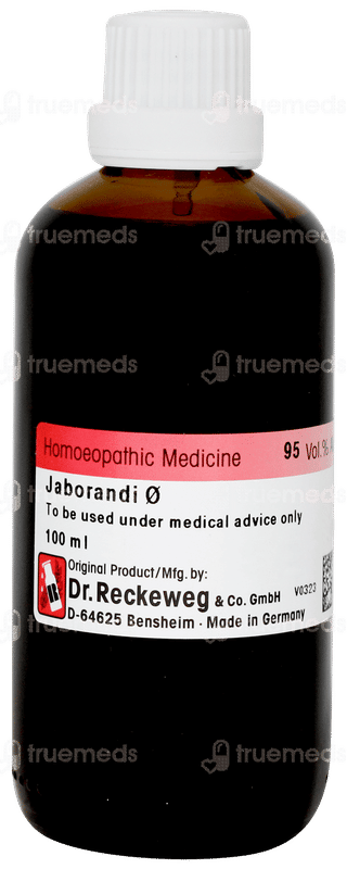Dr Reckeweg Jaborandi Q Mother Tincture 100ml