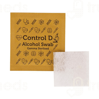 Control D Alcohol Swab Pack Of 100