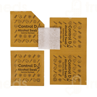 Control D Alcohol Swab Pack Of 100