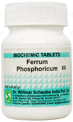 Dr Willmar Schwabe Ferrum Phosphoricum 6x Biochemic Tablet 20gm