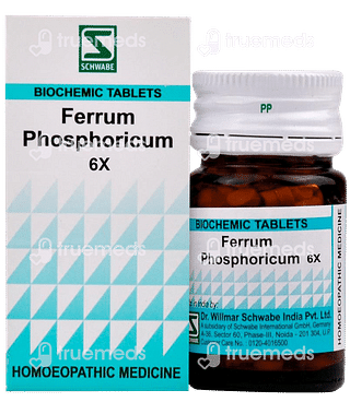 Dr Willmar Schwabe India Ferrum Phosphoricum 6x Biochemic Tablet 20 GM