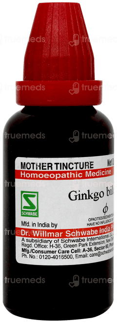 Dr Willmar Schwabe Ginkgo Biloba Q Mother Tincture 30ml