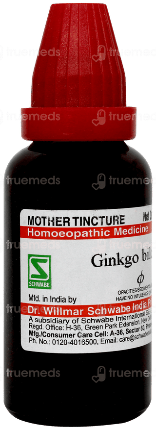Dr Willmar Schwabe Ginkgo Biloba Q Mother Tincture 30ml