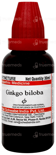 Dr Willmar Schwabe Ginkgo Biloba Q Mother Tincture 30ml