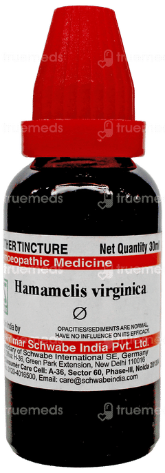 Dr Willmar Schwabe Hamamelis Virginica Q Mother Tincture 30Ml Dr Willmar Schwabe Hamamelis Virginica Q Mother Tincture 30Ml