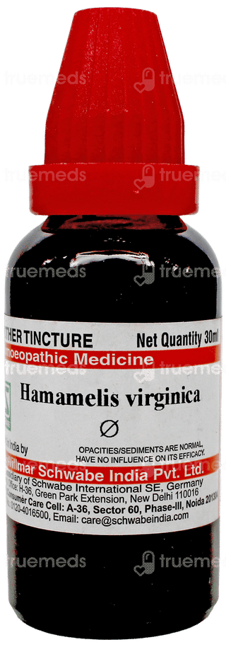 Dr Willmar Schwabe Hamamelis Virginica Q Mother Tincture 30Ml