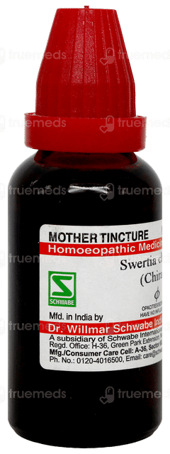 Dr Willmar Schwabe Swertia Chirata Q Mother Tincture 30Ml