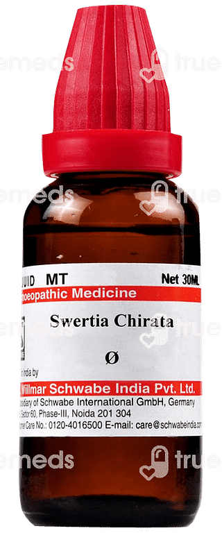 Dr Willmar Swertia Chirata Q Mother Tincture 30 ML