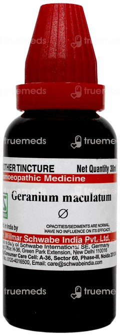 Dr Willmar Geranium Maculatum Q Mother Tincture 30 ML Dr Willmar Geranium Maculatum Q Mother Tincture 30 ML