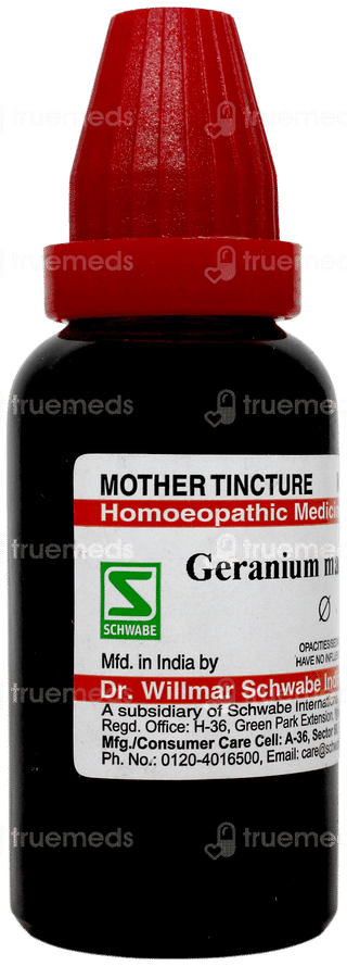 Dr Willmar Geranium Maculatum Q Mother Tincture 30 ML