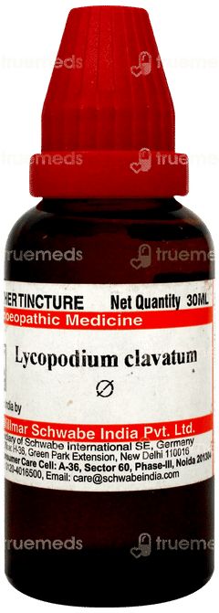 Dr Willmar Schwabe Lycopodium Clavatum Q Mother Tincture 30ml
