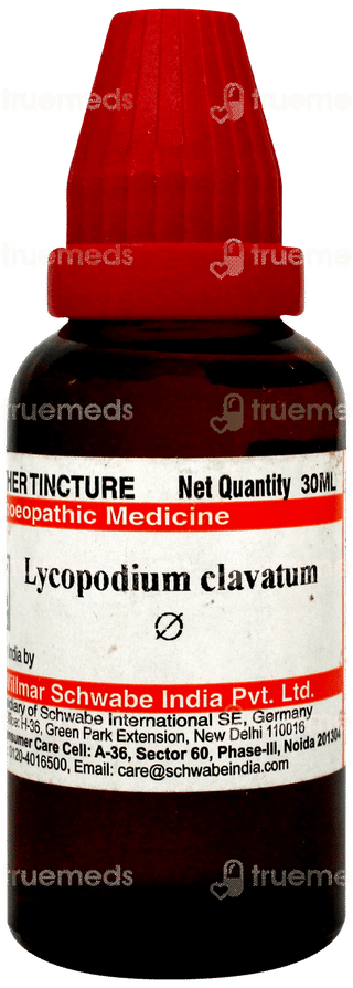 Dr Willmar Schwabe Lycopodium Clavatum Q Mother Tincture 30ml