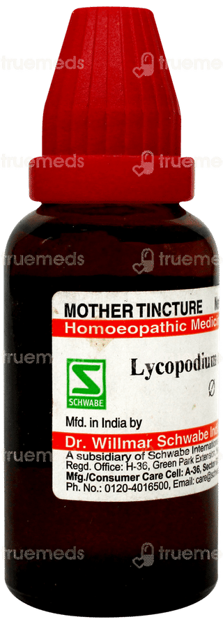 Dr Willmar Schwabe Lycopodium Clavatum Q Mother Tincture 30ml