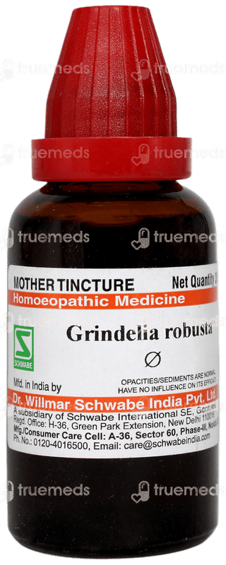 Dr Willmar Schwabe Grindelia Robusta Q Mother Tincture 30ml