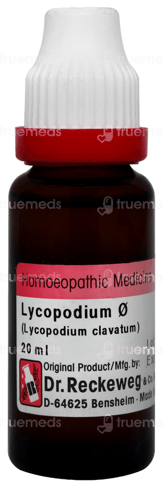 Dr Reckeweg Lycopodium Q Mother Tincture 20ml