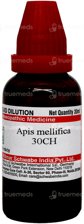 Dr Willmar Schwabe Apis Mellifica 30ch Dilution 30ml