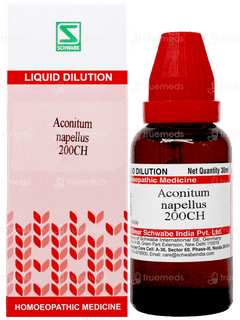 Dr Willmar Schwabe Aconitum Napellus 200ch Dilution 30ml