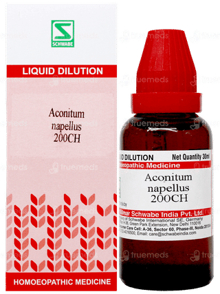 Dr Willmar Schwabe Aconitum Napellus 200Ch Dilution 30Ml