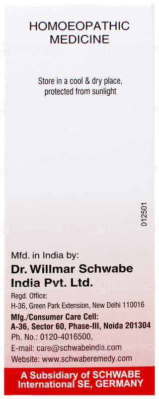 Dr Willmar Schwabe Aconitum Napellus 200Ch Dilution 30Ml