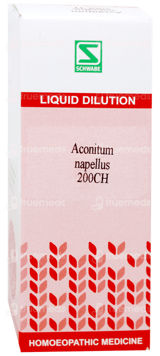 Dr Willmar Schwabe Aconitum Napellus 200Ch Dilution 30Ml