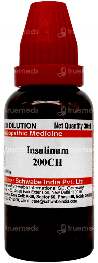 Dr Willmar Schwabe Insulinum 200ch Dilution 30ml