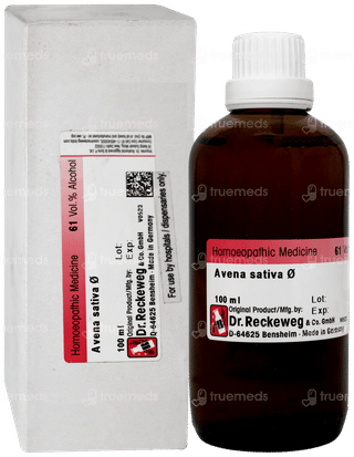 Dr Reckeweg Avena Sat Q Mother Tincture 100ml