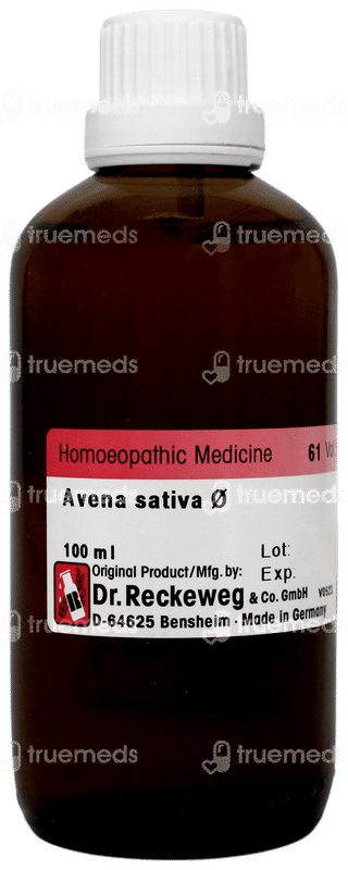 Dr Reckeweg Avena Sat Q Mother Tincture 100ml