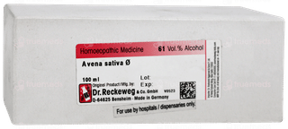 Dr Reckeweg Avena Sat Q Mother Tincture 100ml
