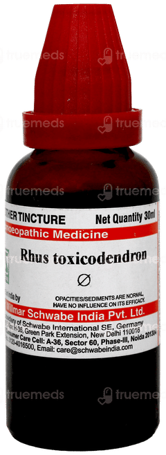 Dr Willmar Schwabe Rhus Toxicodendron Q Mother Tincture 30ml