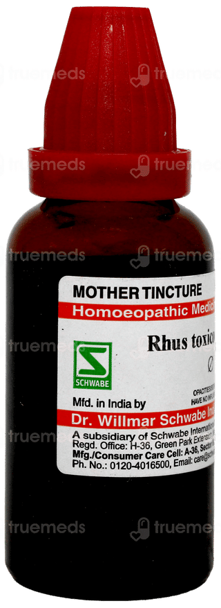 Dr Willmar Schwabe Rhus Toxicodendron Q Mother Tincture 30ml