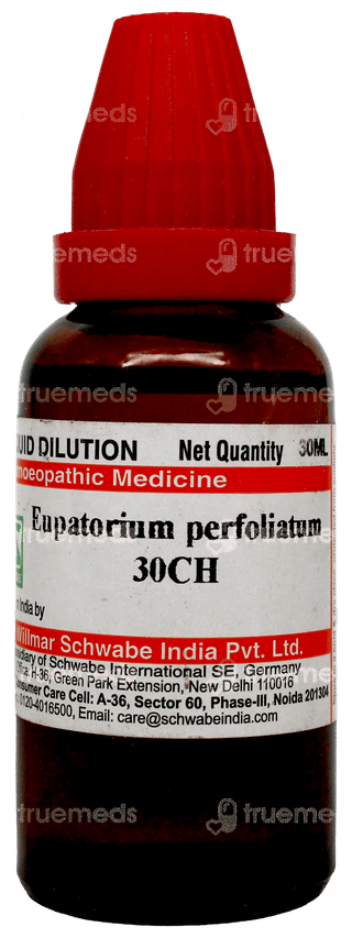 Dr Willmar Schwabe Eupatorium Perfoliatum 30ch Dilution 30ml